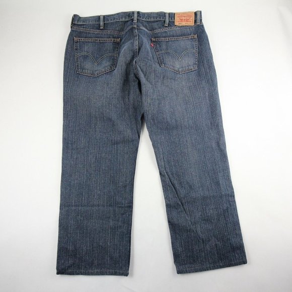 Levi's Mens 559 Relazed Straight Leg Jeans Medium Wash Denim Cotton Size 42x30 - Picture 10 of 10